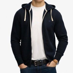 Superdry, dark blue, M zip hoodie